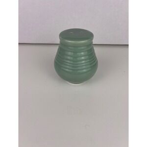 Main‎ Street Gibson Ceramic Salt or Pepper Shaker Ribbed Discontinued Jade